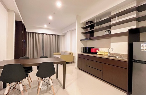 By Pass Ngurah Rai Apartment | Modern And Stylish 2Br (No Kitchen) Apartment At Skales Residence Nusa Dua Bali