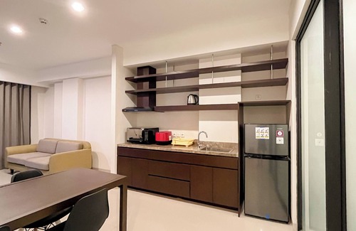 By Pass Ngurah Rai Apartment | Modern And Stylish 2Br (No Kitchen) Apartment At Skales Residence Nusa Dua Bali