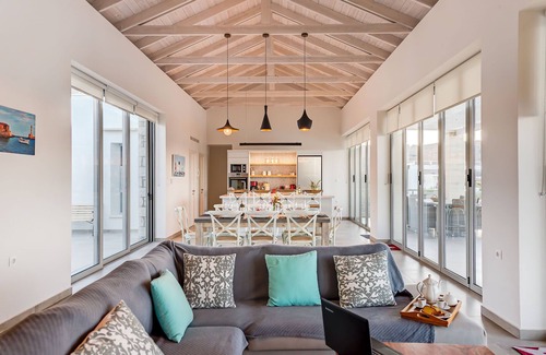 Kalyves Villa | Modern and Stylish Villa with Private Pool & Spectacular Views to the Aegean Sea
