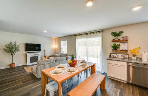 Anderson House | Modern Anderson Home with Fire Pit and Grill