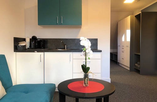 Muennerstadt Apartment | Modern apartment in a quiet location with a view of the beautiful natural surroundings