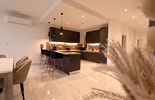 Paceville Apartment | Modern Apartment in St. Julian's Malta, with Breathtaking Views of Spinola Bay
