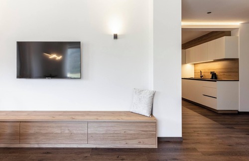 Ortisei Apartment | Modern Apartment 'Ravison' with Mountain Views, Garden & Wi-Fi