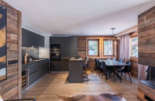 Le Planellet Apartment | Modern Apartment with Wellness Center Access in Megève, Near Mont d'Arbois Lift