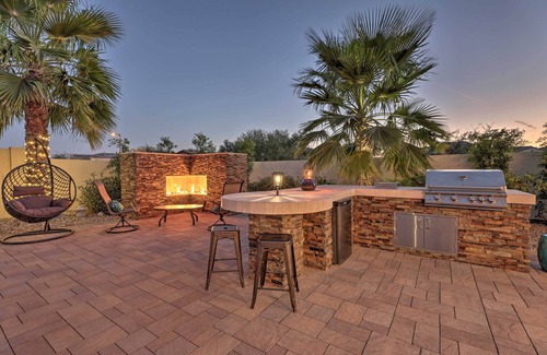 Palm Valley House | Modern Azure Home w/Beautiful Patio, Pool & Spa!