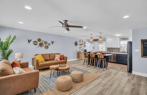 Indian Rocks Beach House | Modern Beach Getaway – Newly Remodeled, Hammock, Patio & Stroll to Shoreline