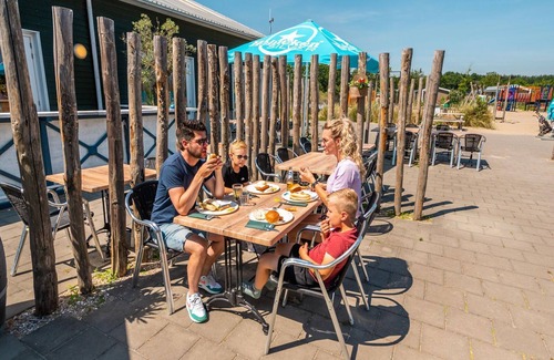 Municipality of Hellevoetsluis Ski Chalet | Modern chalet with terrace near Rockanje