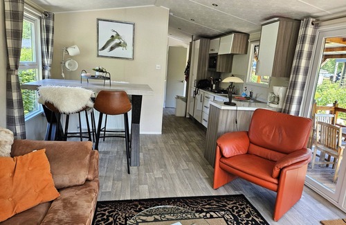 Municipality of Epe Ski Chalet | Modern chalet with cozy porch: the Veluwe Feel Good