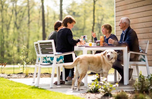 Beekbergen-Zuid Ski Chalet | Modern chalet with outdoor sauna near the Veluwe