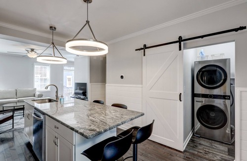 Lancaster House | Modern City Home w/Private Patio! Walkable to Markets, Coffee Shops & More!
