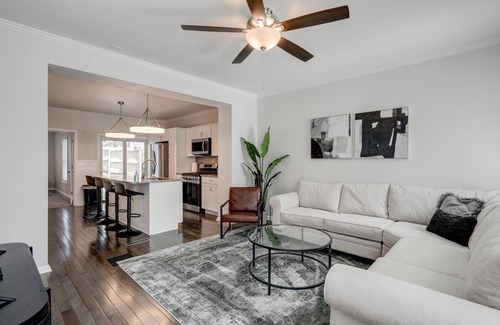 Lancaster House | Modern City Home w/Private Patio! Walkable to Markets, Coffee Shops & More!