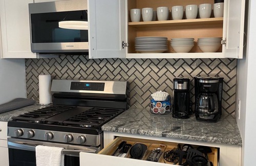 Lancaster House | Modern City Home w/Private Patio! Walkable to Markets, Coffee Shops & More!