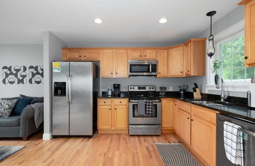 Westbrook House | Modern Comfort: Game Room & Access to Portland
