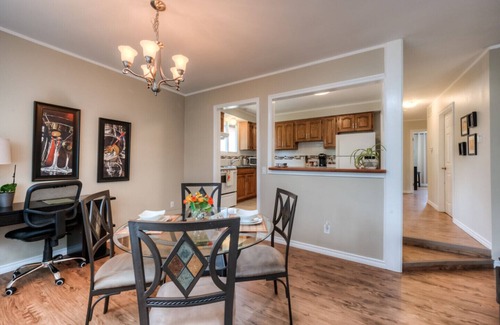 Rosemount House | MODERN COMFY SUITE 2 BDRM-COTTON SHEETS, KITCHEN LIVING/DINING ROOM FIRE PLACE