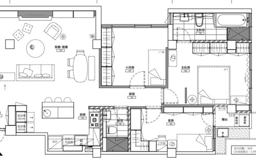 Daan Apartment | Modern Contemporary Da’an Park 3 bedroom Home