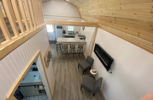 McGregor Cottage | Modern Cottage Cabin, private area with pond, fishing nearby, swimming and more