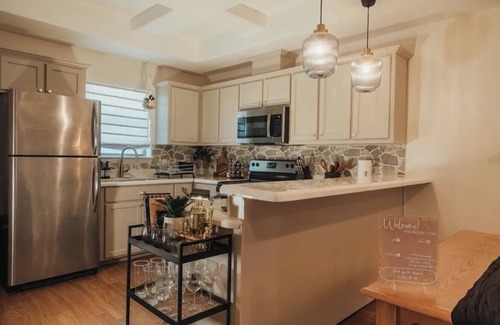 Edinburg Apartment | Modern Cottage Style Apt-King Bed near UTRGV & DHR