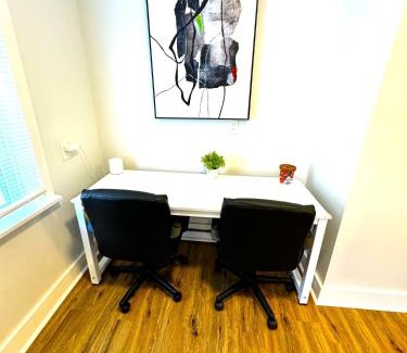 Wilmington Apartment | Modern Cozy walk up with King Bed