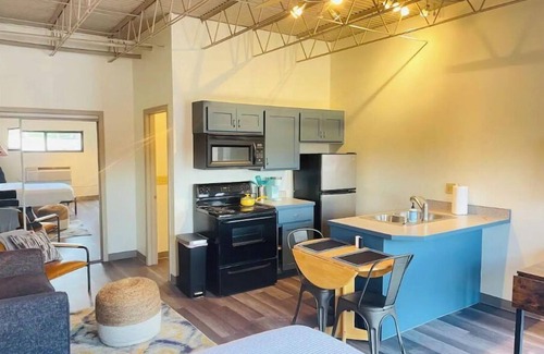 Tahlequah Apartment | Modern Downtown Studio living! Walker’s paradise!