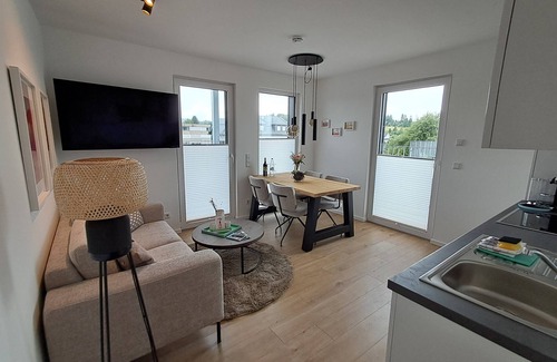 Winterberg Apartment | Modern holiday apartment in Winterberg with large terrace and sauna