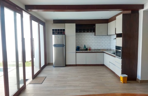 Barra do Cunhau House | Modern house, BEACHFRONT, with private pool and barbecue area