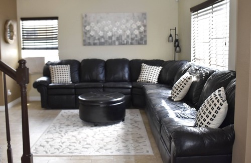 Palmdale House | Modern house with Big theater room, large backyard and TESLA charger.