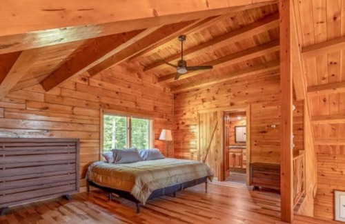 Old Town Cabin | Modern Lakefront Cabin with Hot Tub & Amazing View