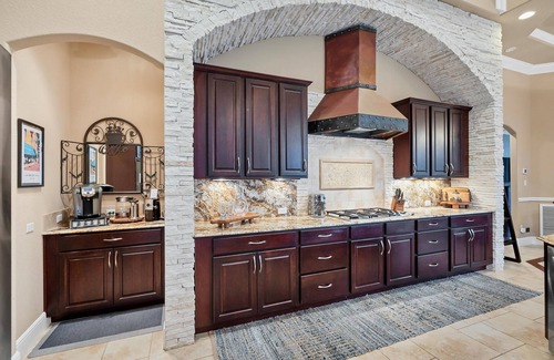 Leander Villa | Modern Mediterranean Villa w/Luxe Amenities/Golf Cart/Handicap Accessible