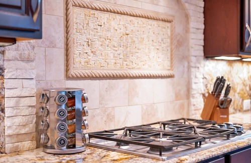 Leander Villa | Modern Mediterranean Villa w/Luxe Amenities/Golf Cart/Handicap Accessible