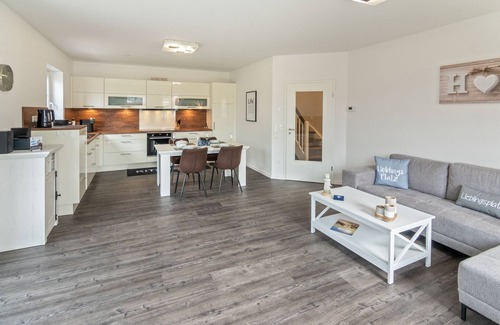 Dornum House | Modern new-build semi-detached house Landhaus Seewind with sauna