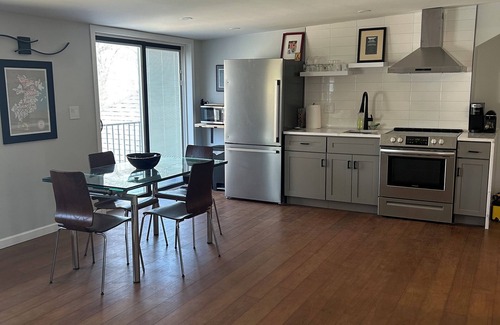 Arlington Apartment | Modern newly built 1-bedroom condo, w/art, WiIFI AC in pleasant residential area