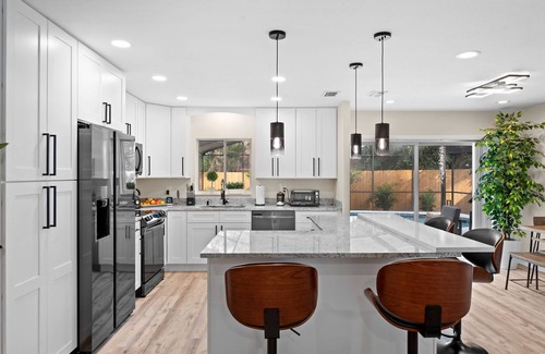 Lake Sarasota House | Modern, newly remodeled with private heated pool.