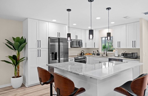 Lake Sarasota House | Modern, newly remodeled with private heated pool.
