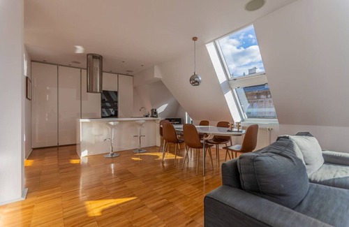 Erzsebetvaros Apartment | Modern Penthouse Terrace Hot Tube