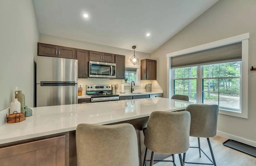 Waterboro House | Modern Rustic Cabin - Walk to Lake & Trails - With Fire Pit - Serene Escape