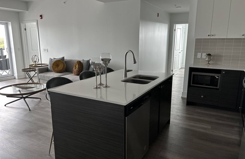 Fenelon Falls Apartment | Modern, spacious two bedroom condo with a lake view from windows and balcony
