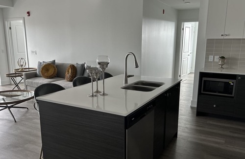 Fenelon Falls Apartment | Modern, spacious two bedroom condo with a lake view from windows and balcony