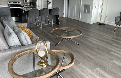 Fenelon Falls Apartment | Modern, spacious two bedroom condo with a lake view from windows and balcony