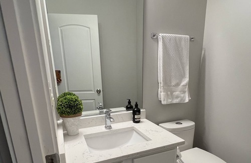 Elgin House | Modern Townhome with a theater room & gym area
