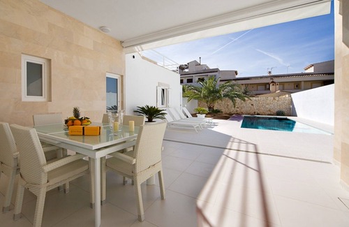 Colonia Sant Jordi Apartment | Modern vacation apartment with private pool