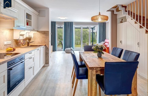 Koelpinsee House | Modern vacation home Am Pier 7a in Loddin with terrace and garden view