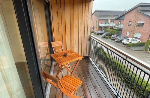 Wettringen Apartment | Modern wooden vacation apartment in Wettringen | Münsterland | 1-6 persons
