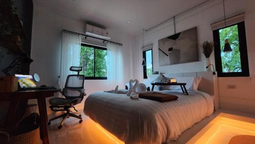 Hin Hong House | Modern Zen Houses Soft mattress 900 Mbps 10min beach