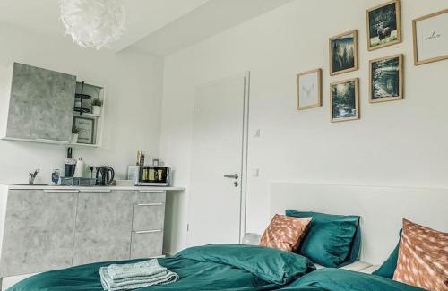 Friedewald Apartment | Modernes Doppelzimmer Friedewald Rhönblick