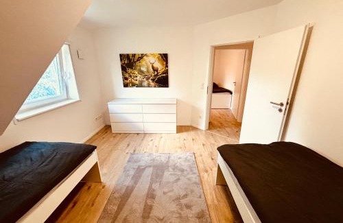 Artlenburg Apartment | Modernes Ferienhaus bei Lüneburg Terrasse, Grill & Garten für 6 Gäste
