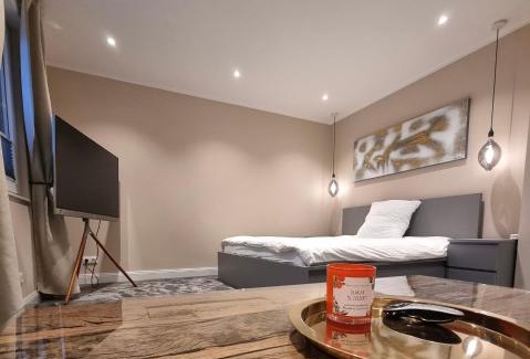 Farmsen - Berne Apartment | Modernes & Komfortables 1 Zimmer Privatwohnung im Einfamilienhaus
