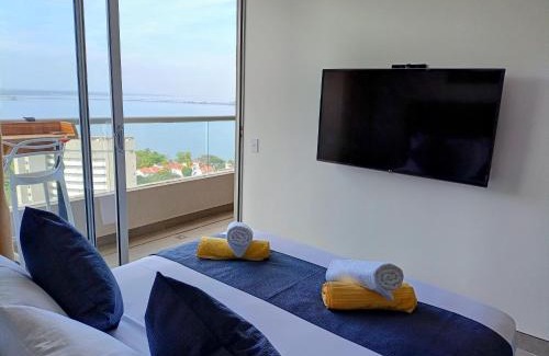 Soacha Apartment | Moderno, vista al mar, AC, Wifi200MB,5Min Aeropuerto