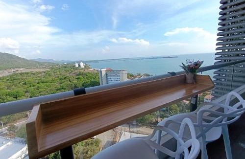 Soacha Apartment | Moderno, vista al mar, AC, Wifi200MB,5Min Aeropuerto