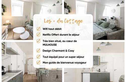 Mulhouse Apartment | MonSéjourCosy - Le Cottage - Studio - Cosy - Netflix