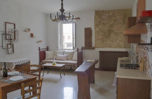 Roseto degli Abruzzi Apartment | Montepagano One-Bedroom Apartment with Piazza View